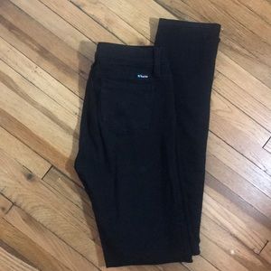 Tractor black skinny jegging